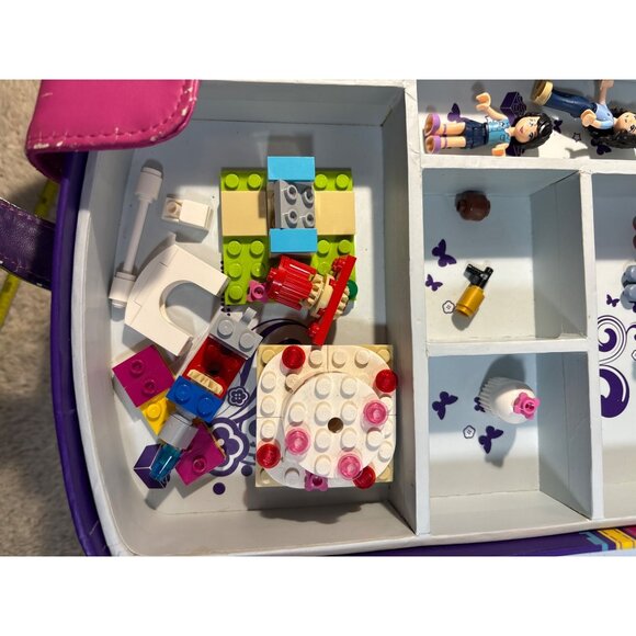 Lego Friends Carrying Case Plus Minifigures and Accessories Lot - Picture 13 of 16